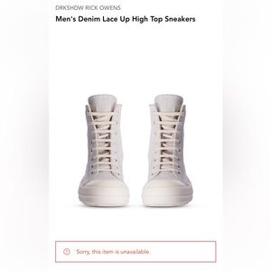 AUTHENTIC RICK OWENS BOOTS